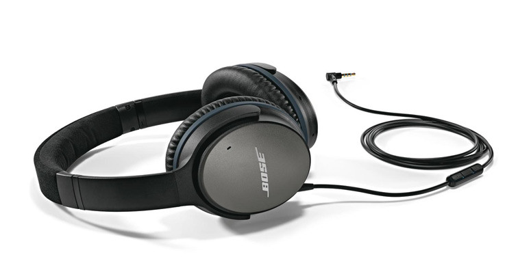 Bose QuietComfort 25 ausinės su triukšmą slopinančia ausinių