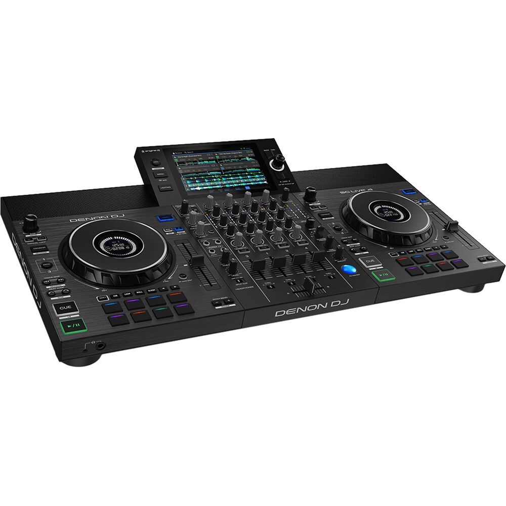Denon DJ SC LIVE 4 + All-In-One 4 - ių kanalų DJ Valdiklis su 7