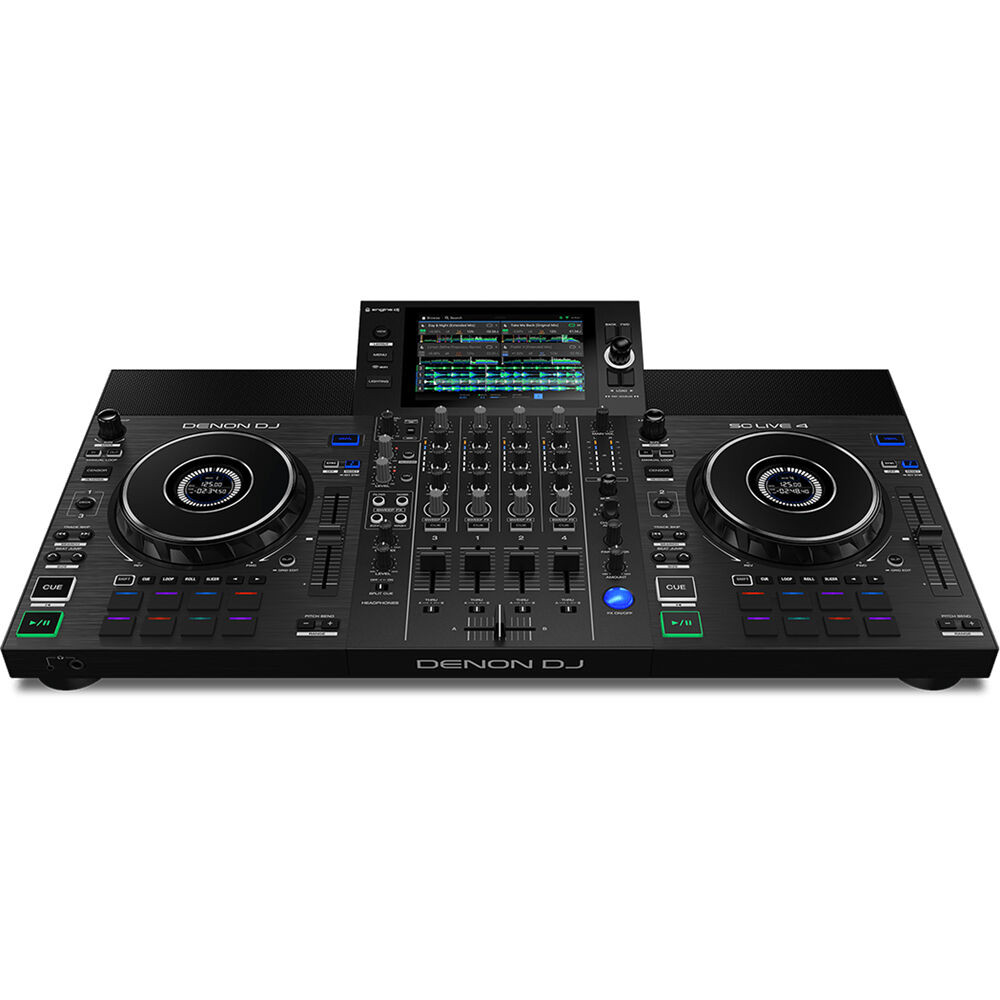 Denon DJ SC LIVE 4 + All-In-One 4 - ių kanalų DJ Valdiklis su 7