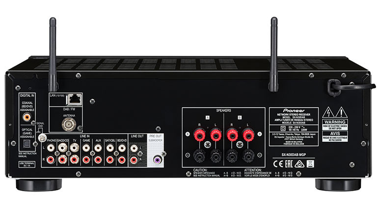 Pioneer SX-N30 Tinklinis stereo stiprintuvas resyveris 2x85W FM