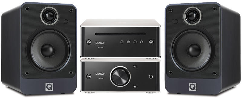 DENON namų stereo sistema PMA-50 + DCD-50 + kolonėlės QA 2020i