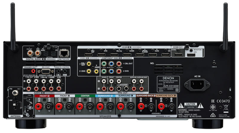AVR-X3100W DENON Tinklinis 7.2 HD AV imtuvas