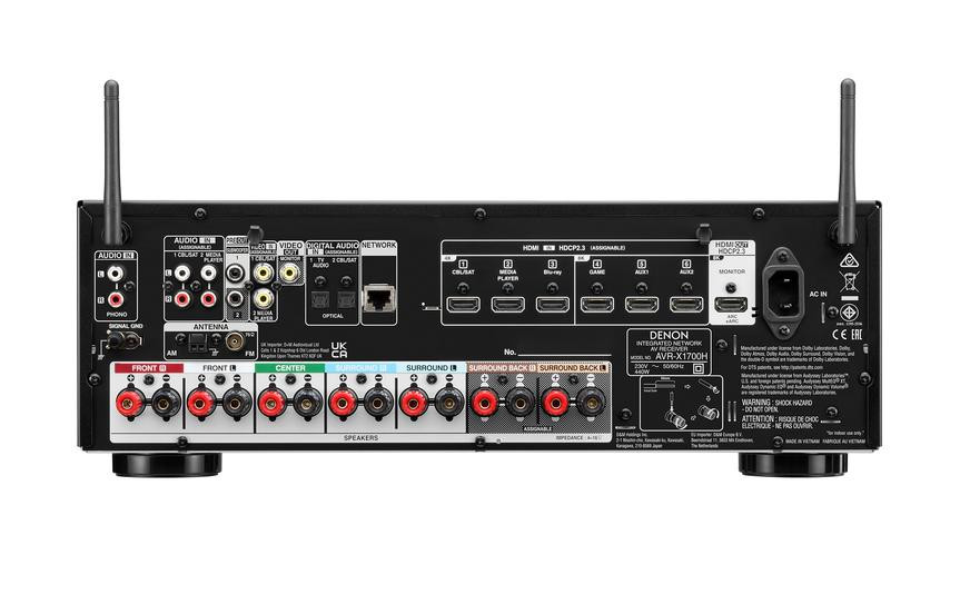 Denon AVR-X1700H AV resyveris- stiprintuvas | Visada geriausios