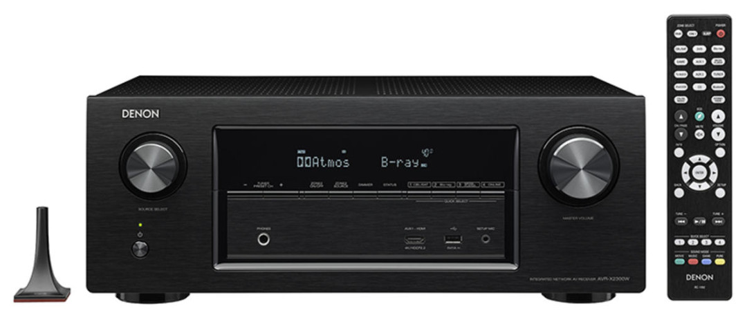 アンプ DENON AVR-X2300W Denon AVR-X2300W stiprintuvas namų kino resyveris 7x185W WiFi