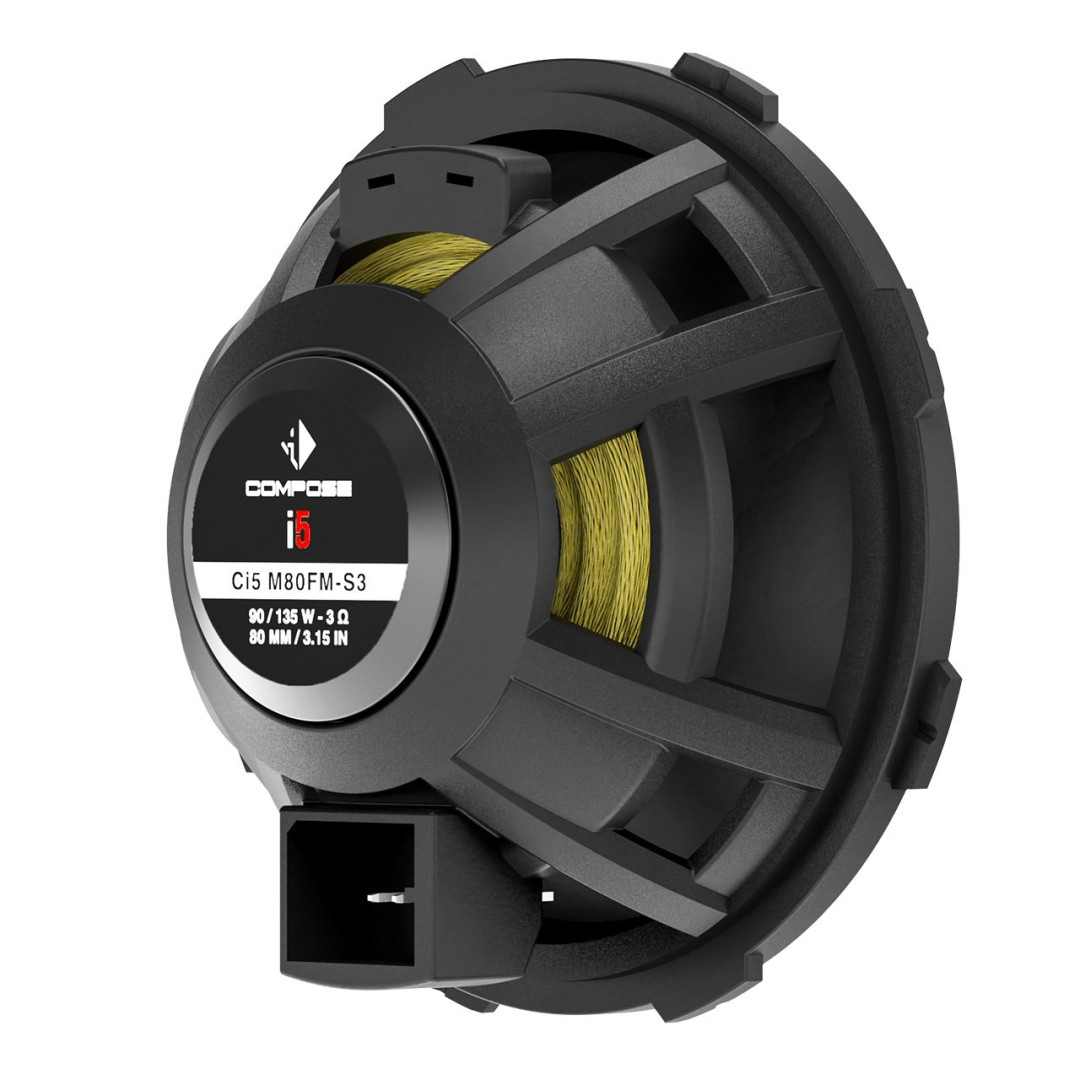 Helix Compose Ci5 M80FM-S3 – aukštos klasės 80 mm vidutinių dažnių ...