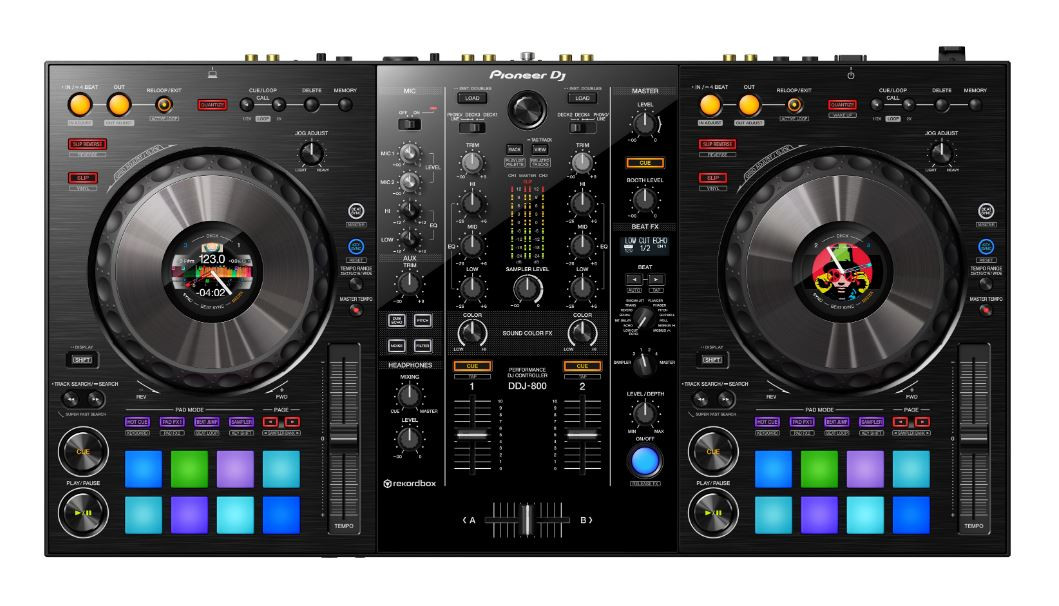 Pioneer DDJ-800 2-kanalų nešiojamas DJ kontroleris | VIsada