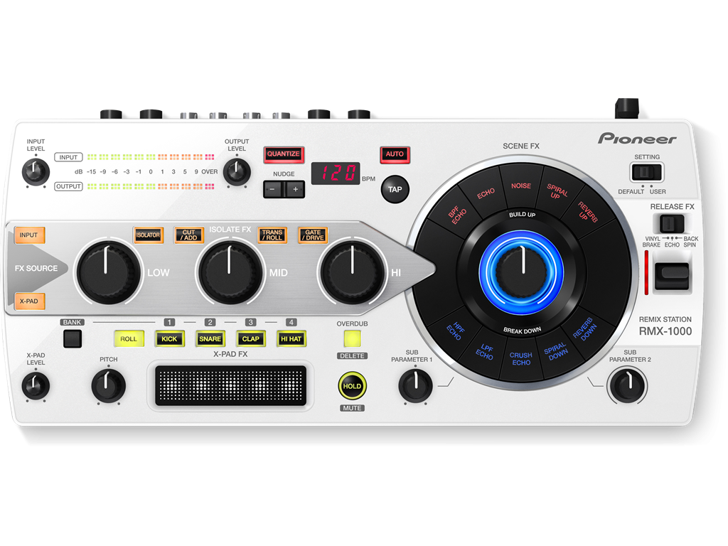 Pioneer RMX-1000 Profesionalus DJ sampleris, efektorius