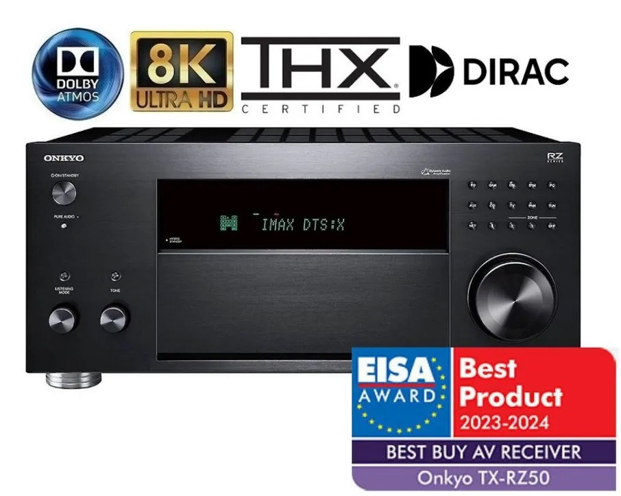 Onkyo TX-RZ50 AV, 9.2 kanalo AV imtuvas- stiprintuvas | Visada