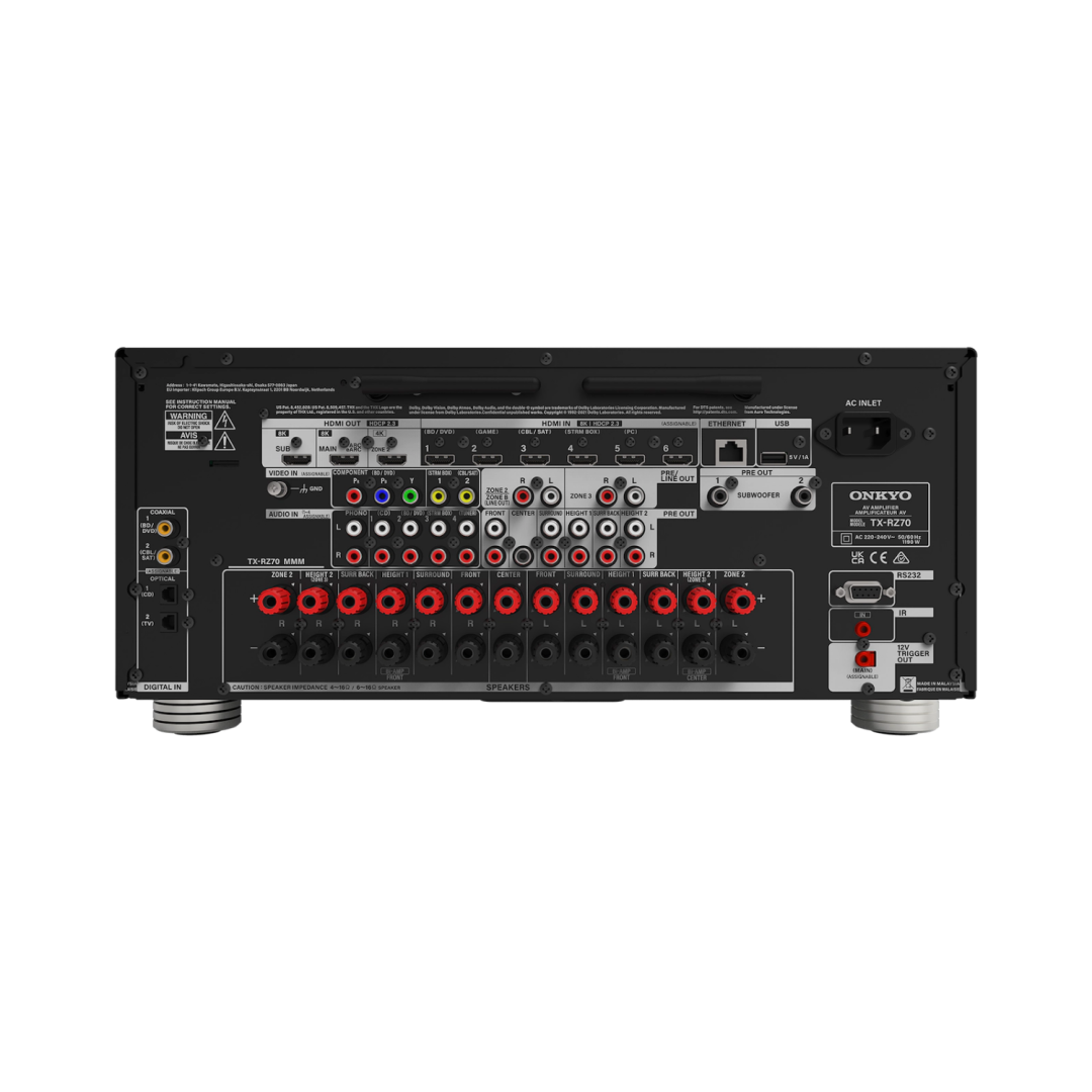 Onkyo TX-RZ70, 11.2 kanalų AV imtuvas- siprintuvas | Visada