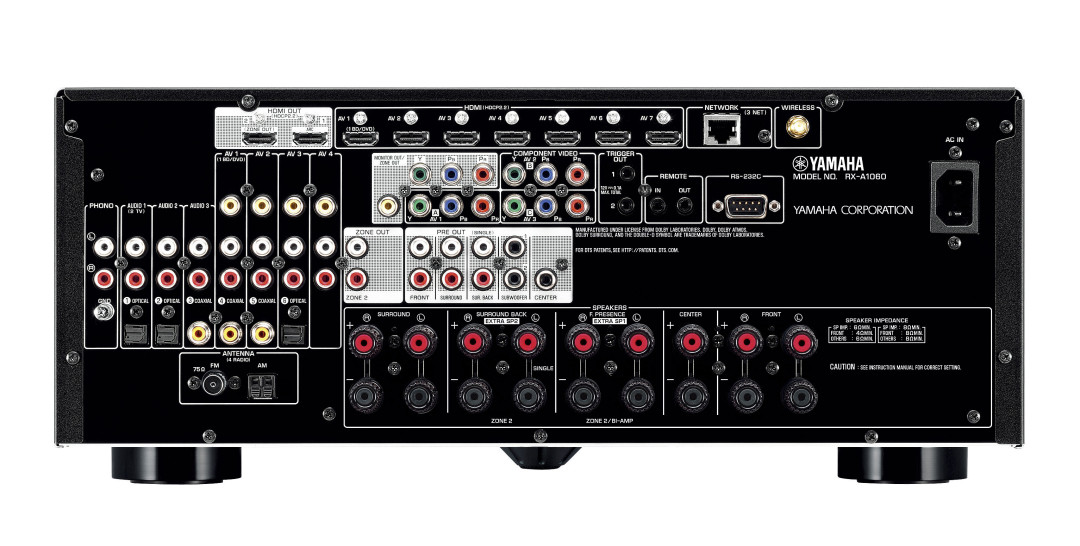 Yamaha MusicCast RX-A1060 tinklinis namų kino stiprintuvas 7.2