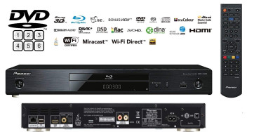 Pioneer BDP-X300 Blu-ray grotuvai vaizdo grotuvas BD, DVD