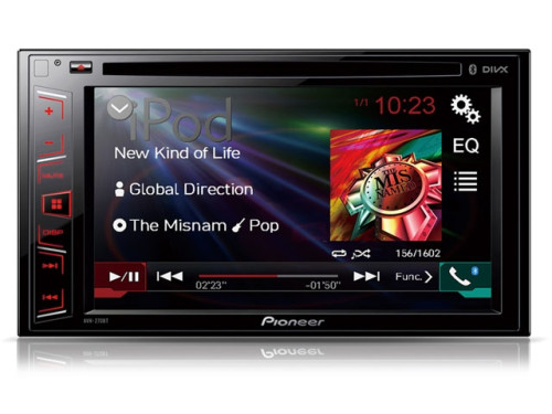 Pioneer AVH-270BT CD/DVD Grotuvas su ekranu