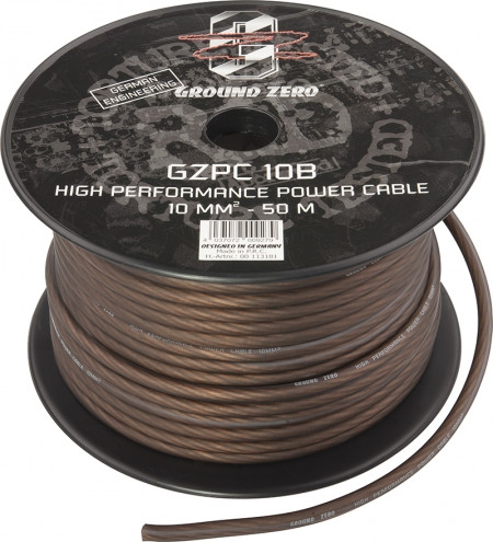 Ground Zero GZPC 10B Kolonėlių pajungimo laidas 10 mm² Kaina už 1 m