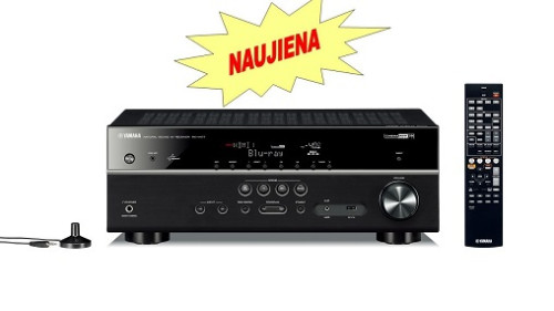 Yamaha RX-V477 namų kino resyveris stiprintuvas tinklo grotuvas 5X115W USB internetinis radijas AirPlay Spotify® Pandora®