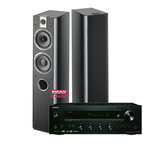 Legendinio  garso stereo komplektas  stiprintuvas ONKYO TX-8250 2x190W su kolėlėm Focal Chorus 716 