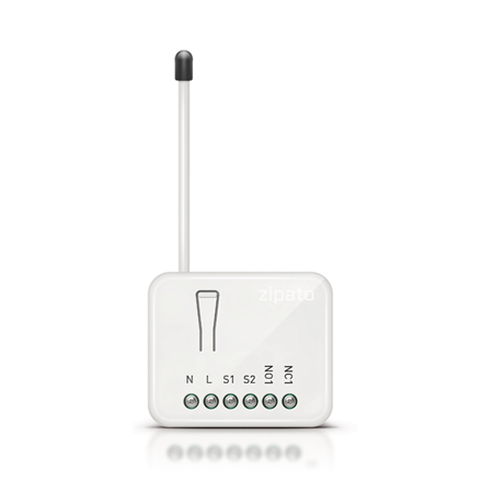 ZIPATO Micro Modulio motoro kontroleris Z-Wave technologija dažnių diapozonas 868.4 MHz maitinimo šaltinis 230V veikimo įtampa 100~240VAC | Nemokamas Pristatymas