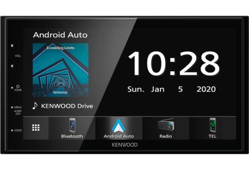 KENWOOD DMX5020BTS automobilinė multimedija 6.8" WVGA Capacitive lietimui jautrus ekranas, Carplay ir Android Auto palaikymas, Bluetooth palaikymas| Nemokamas Pristatymas