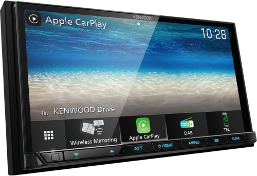 Kenwood DMX8020DABS, 7.0" automobilinė multimedija | Visada geriausios Kainos garantija!