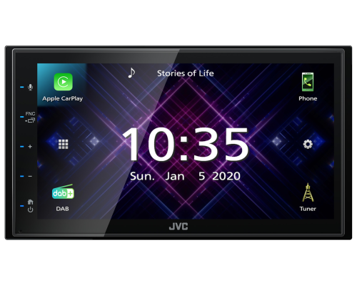 JVC KW-M565DBT, 2-DIN automobilinė multimedija