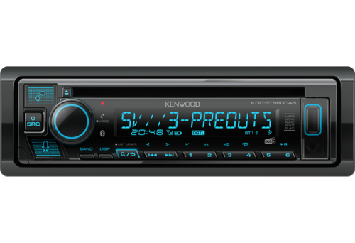 Kenwood KDC-BT960DAB, automagnetola FM diapazonas: 87,5 MHz – 108 MHz (50 kHz žingsnis), FM dažnių atsakas: 30 Hz – 15 kHz (±3 dB). | Nemokamas Pristatymas