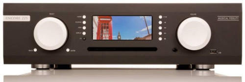 Musical Fidelity Encore 225 1TB Media Grotuvas galia 225W per knala varža 8 omai dažnių juosta +0, -0.1dB, 10Hz to 20 kHz | Nemokamas Pristatymas