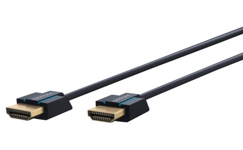 Clicktronic Ultra-Slim High Speed HDMI™, (1.5 m.) signalinis HDMI kabelis su Ethernet palaikymu | AudioVideo.lt