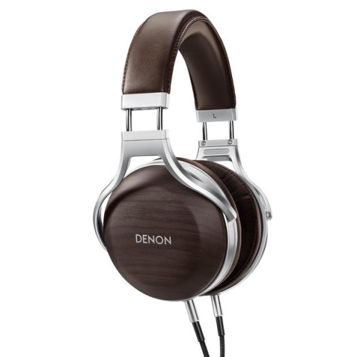 Denon  AH-D5200 ausinės 3,5 mm bei 0,25 colio (6,3 mm) adapteriai 50 mm "FreeEdge" garsiakalbis Ergonomiški "Memory Foam" įdėklai | Nemokamas Pristatymas