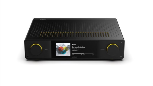 ARCAM SA35 Class G stereo stiprintuvas su tinklo grotuvu – vaizdas iš priekio