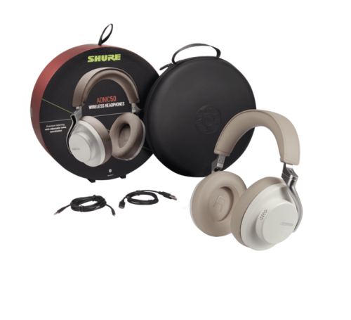 Shure AONIC 50 belaidės Over-Ear tipo ausinės su išorinių garsų slopinimo funkcija | Visada geriausios Kainos garantija!