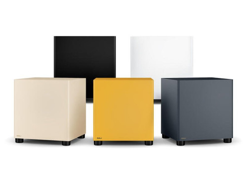DALI BASIK SUB penkios spalvų versijos – Solid Black, Solid White, Caramel White, Golden Yellow ir Chilly Blue