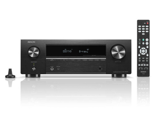 Denon AVR-X580BT – 5.2 kanalo 8K AV imtuvas-stiprintuvas. Galia: ‑ 70 W ×5 prie 8 Ω (20 Hz–20 kHz, THD ≤0.08 %), ‑ 90 W ×5 prie 6 Ω (1 kHz, THD ≤0.7 %) | Nemokamas pristatymas