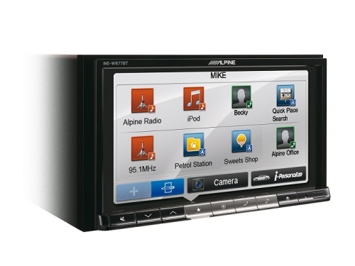 ALPINE INE-W977BT Navigacijos sistema