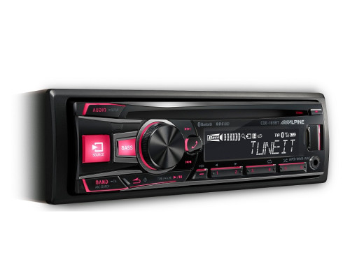 Auto magnetola CDE-183BT 4x50W RADIJO IMTUVAS SU CD/USB IR PAŽANGIU BLUETOOTH®