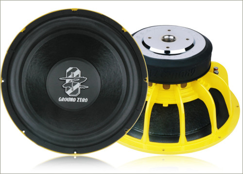 Ground Zero GZRW 38SPL 38cm žemų dažnių garsiakalbis 1500W 2x2 Ohm