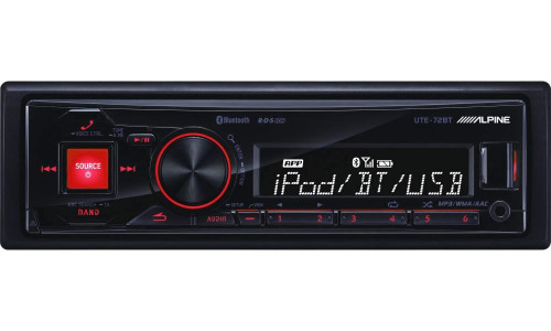 Auto magnetola Alpine UTE-72BT - SKAITMENINĖS TERPĖS GROTUVAS SU BLUETOOTH®