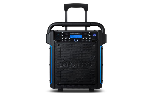 Denon Pro Commander Sport Vandeniui Atsparus Belaidis Garsiakalbis grojimas iki 40 val- įkrovimo laikas - 8 val, baterija 12V 7Ah | Nemokamas Pristatymas