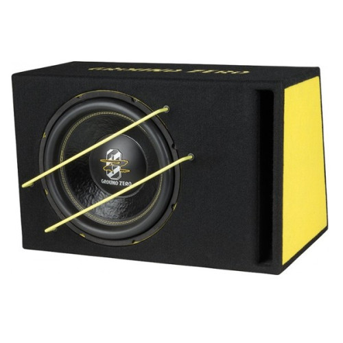 Žemų dažnių garsiakalbis dėžėje Ground Zero GZIB 3000SPL 30 cm 1000W 2x2 Ohms nemokamas pristatymas