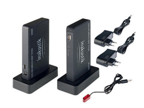 IN-AKUSTIK WIRELESS HDMI KIT 3D BEVIELĖ SISTEMA , nemokamas pristatymas
