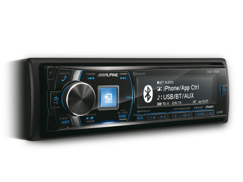 Alpine CDE-178BT automagnetola su USB ir Bluetooth