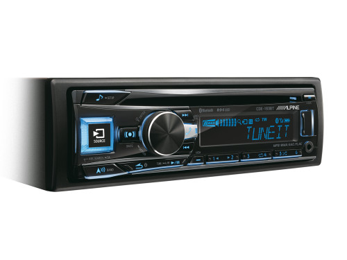 Alpine CDE-193BT automagnetola su USB ir Bluetooth