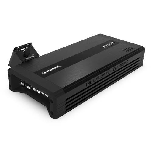 HELIX AMPLIFY 201 X-OVER - kompaktiškas, galingas mono stiprintuvas su aktyviu integruotu krosoveriu | Nemokamas Pristatymas 
