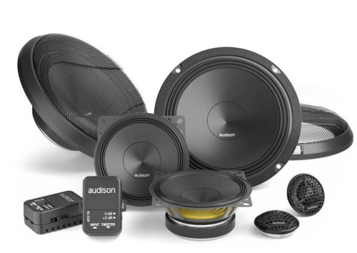 Audison APK 163 trijų juostų komponentai 125 W stabili galia 375 W piko galia jautrumas 93,5 dB/Spl dažnių juosta 50 – 20k Hz | Nemokamas Pristatymas