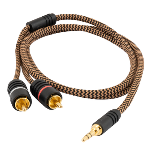 Proson Arctic AUX 3.5MM - 2RCA, 0.5 m. signalinis laidas | Visada geriausios Kainos garantija!