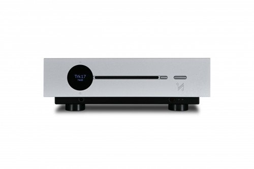Quad Artera Solus Integruotas stiprintuvas su įmontuotu CD grotuvu  bei D/A keitikliu. Galingas 2 x 75W (8Ω) stiprintuvas. OLED ekranas. Groja ALAC, WAV, FLAC, AIFF, WMA, MP3, AAC, AAC-HE, AAC+, DSD64, DSD128, DSD256 | Nemokamas Pristatymas