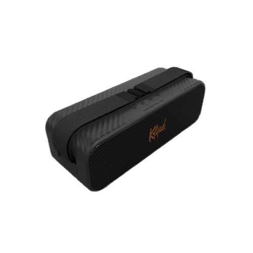Klipsch Detroit – kompaktiška nešiojama Bluetooth kolonėlė („Music City“ serija). Galia: 2 × 15 W RMS klasikinio D‑stiprintuvo (≈30 W bendrai). baterijos veikimo laikas – iki 20 valandų vienu įkrovimu  | Nemokamas Pristatymas