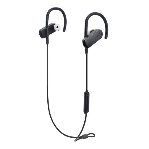 Audio-Technica ATH-SPORT70BT belaidės ausinės TOUCH CONTROL WITH HEAR-THROUGH technologija 6 val grojimas atsparios vandeniui ir oro permainoms | Nemokamas Pristatymas