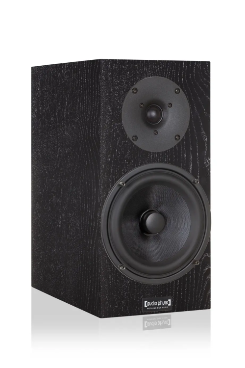 Audio Physic Classic 3 lentyninė garso kolonėlė, juodos uosio medienos apdailos, vaizdas iš priekio ir šono