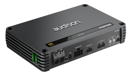 Audison AF M4D, automobilinis garso stiprintuvas galia: 6 x 220 W @ 2Ω, Hi-Res Išplėsta garso juosta iki 40 kHz, D-Klasės stiprintuvas | Nemokamas Pristatymas