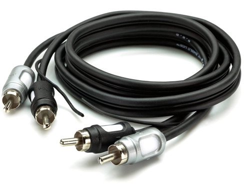 Connection FS2 nuo 1m iki 5.5m signalinis linijinis RCA laidas automobiliui su ekranu ir "remote" laidu | AudioVideo.lt