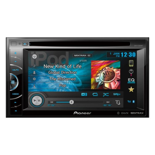 Automagnetola Pioneer AVH-X2600DVD CD/DVD  su 6.1" ekranu 200W USB
